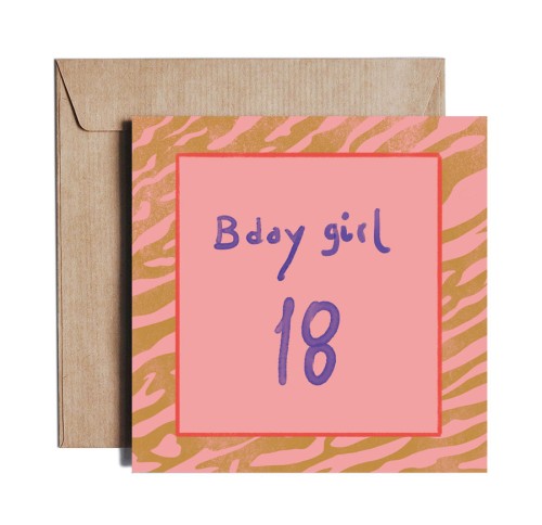 Happy Eighteen Girl