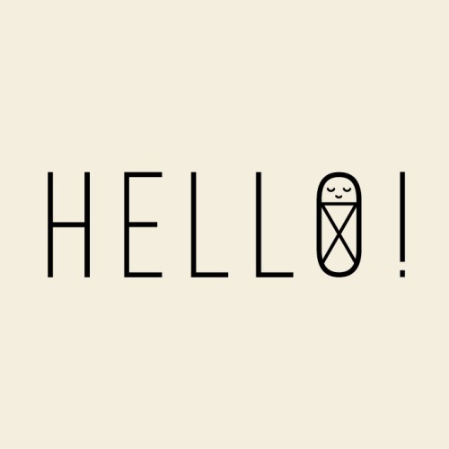 Hello baby! kartka na 