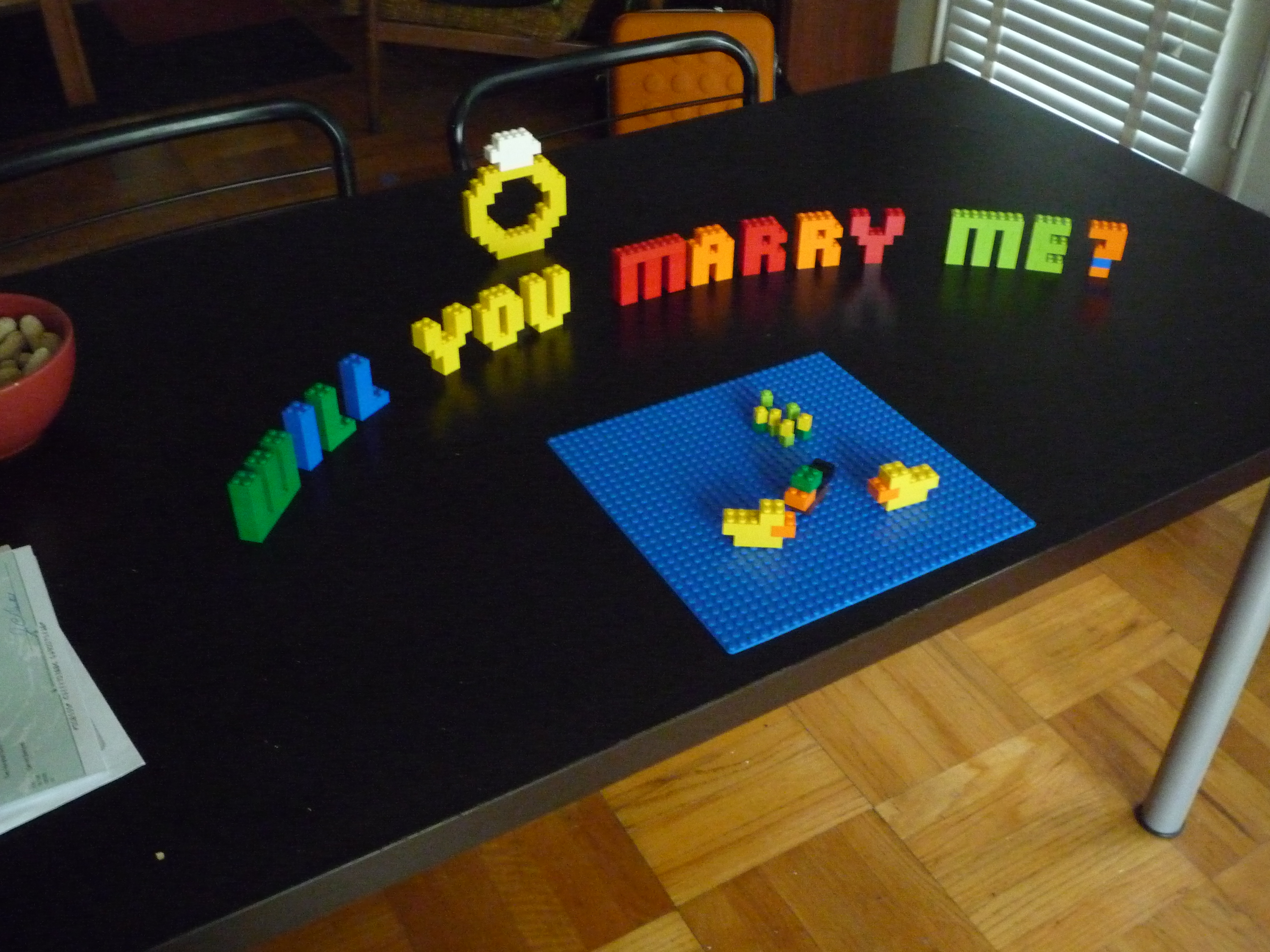 oświadczyny lego